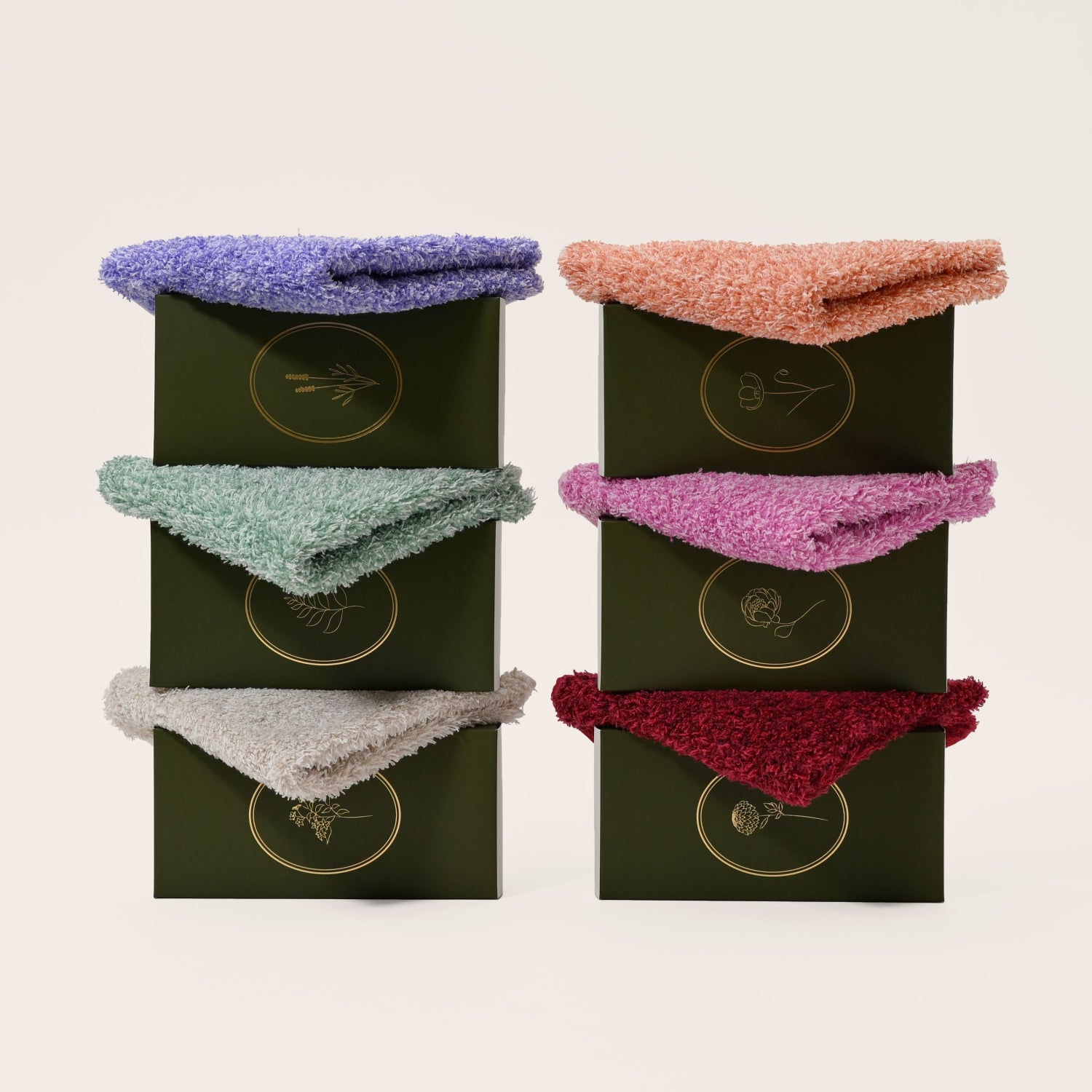 【GIFT】TRUE TOWEL【GARDEN】タオルハンカチ6枚セット