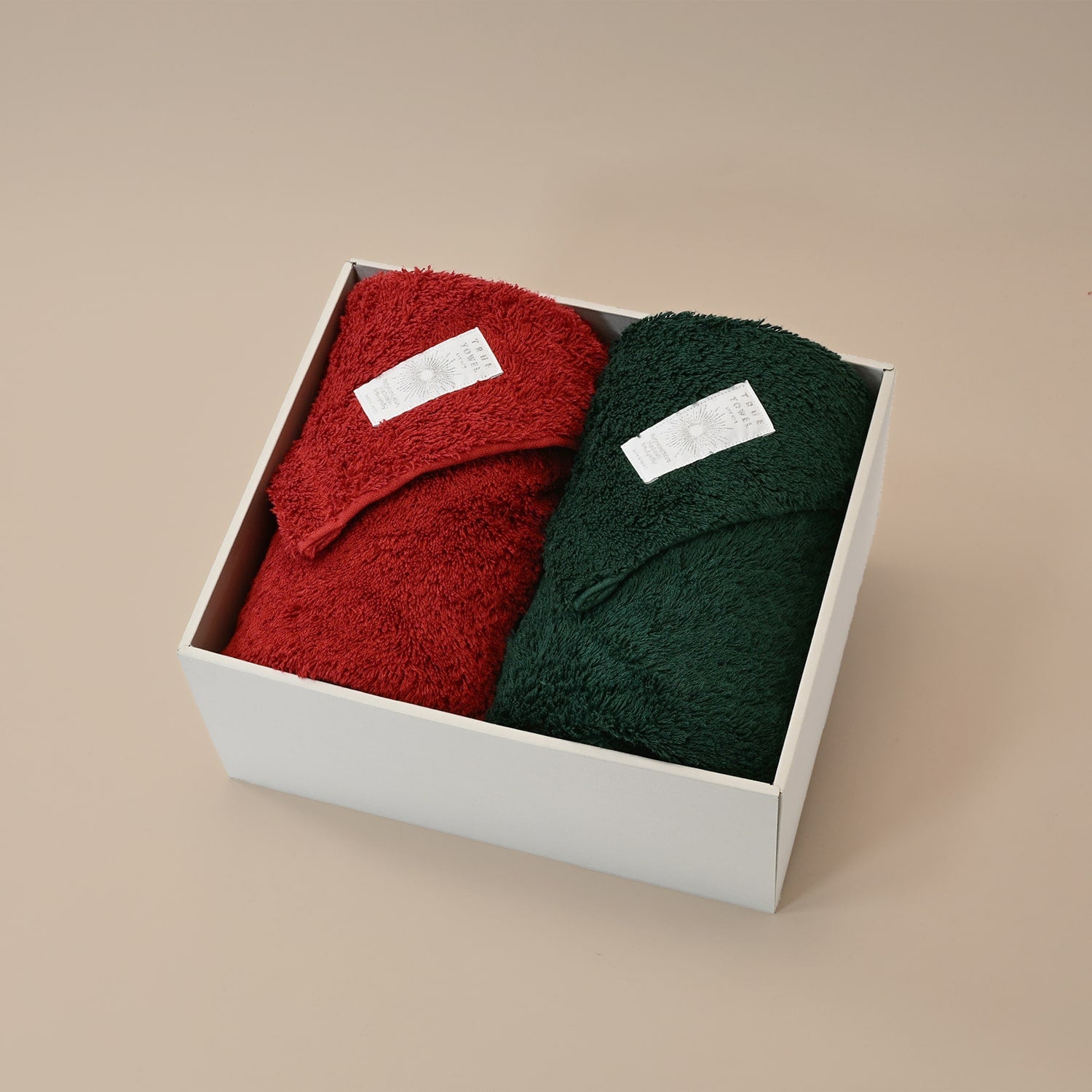 【GIFT】TRUE TOWEL【classic SUGOI "X'mas限定カラー"】ミニバスタオル2枚セット