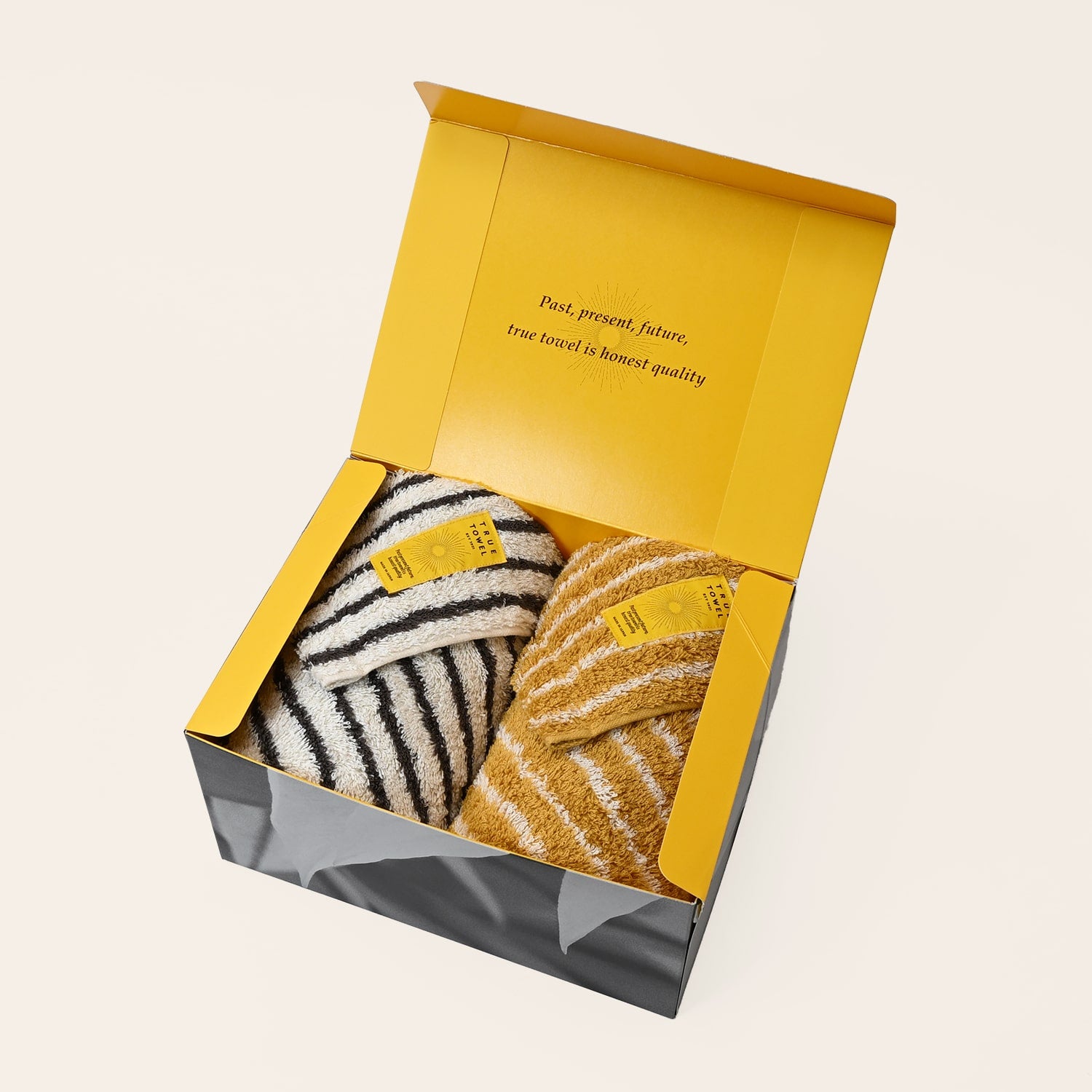 TRUE TOWEL【classic SUGOI "Marron"】ミニバスタオル2枚セット