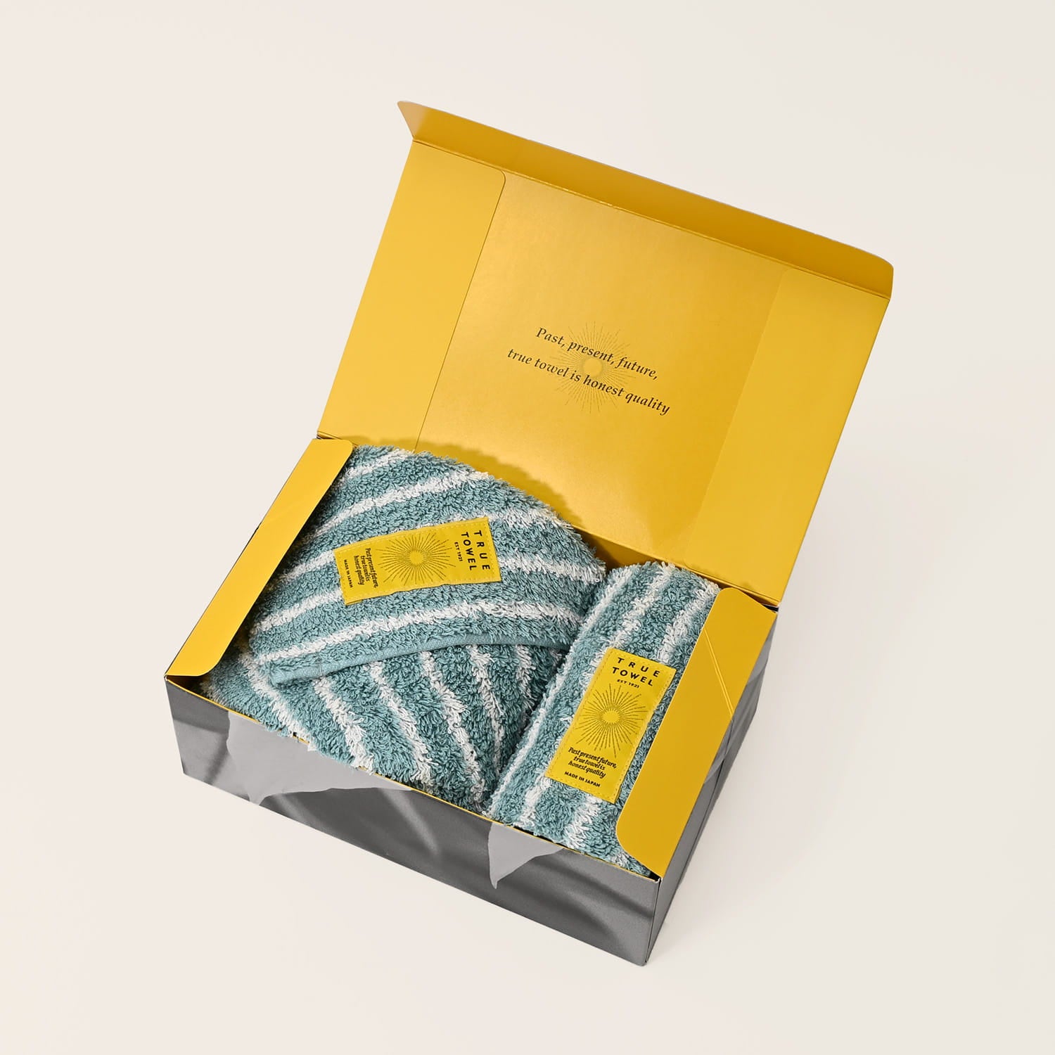 【GIFT】TRUE TOWEL【classic SUGOI "Portofino"】フェイスタオル+ウォッシュタオルセット