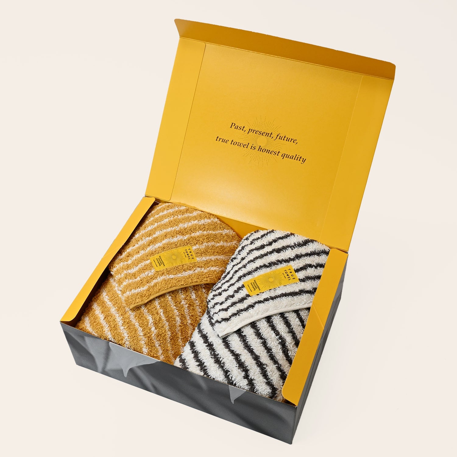 TRUE TOWEL【classic SUGOI "Marron"】バスタオル2枚セット