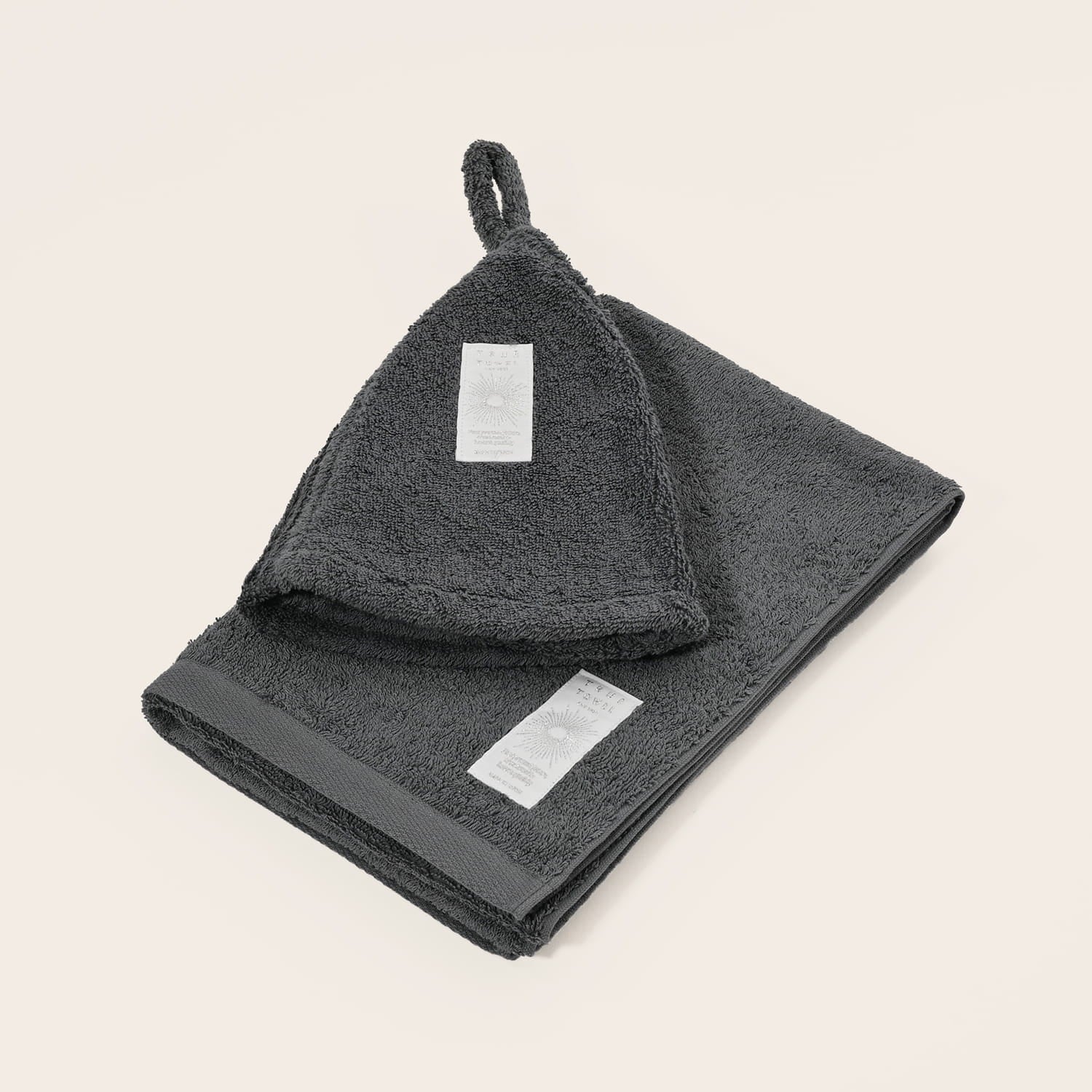 TRUE TOWEL【LOVE SAUNA】サウナハット+スリムバスタオルセット