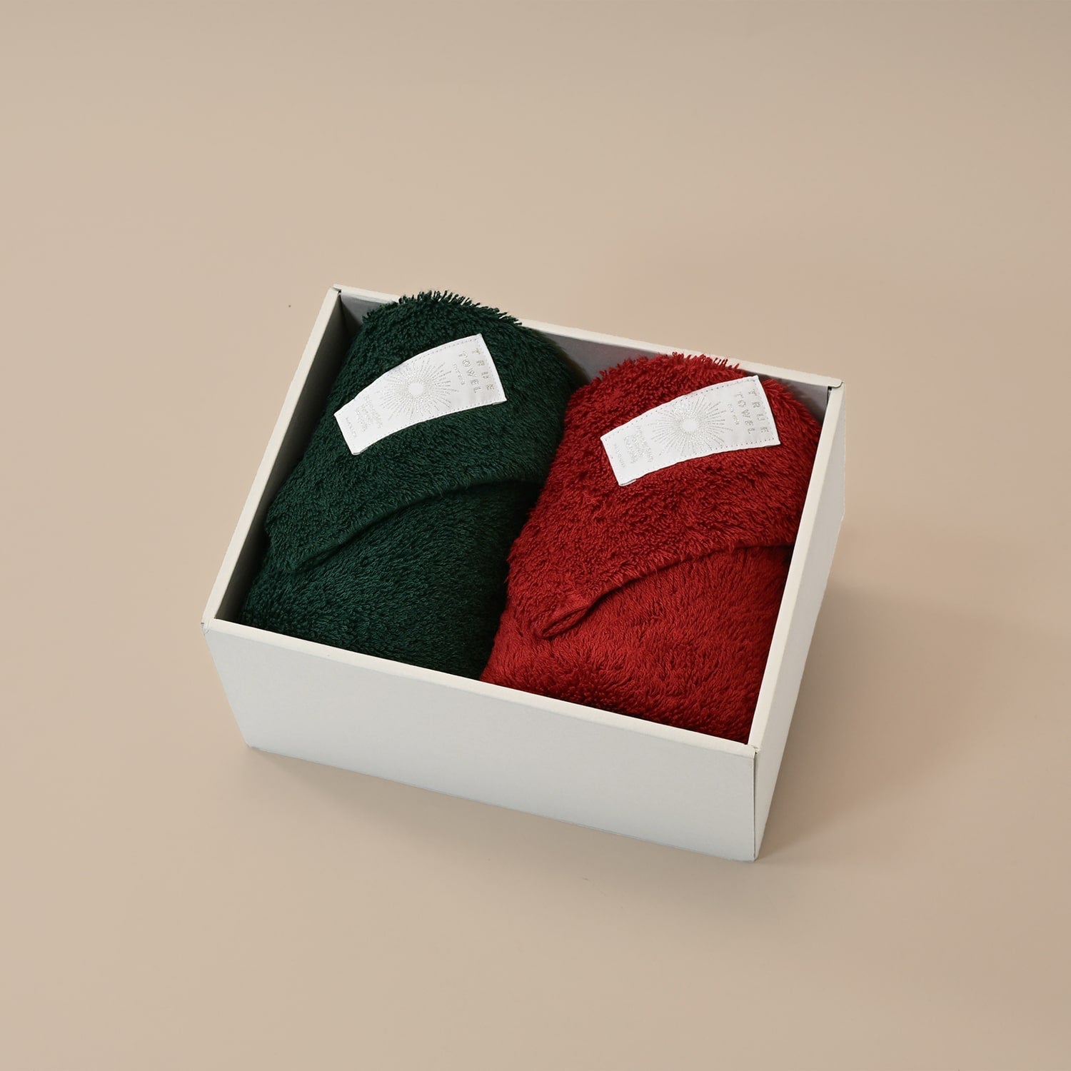 【GIFT】TRUE TOWEL【classic SUGOI "X'mas限定カラー"】フェイスタオル2枚セット