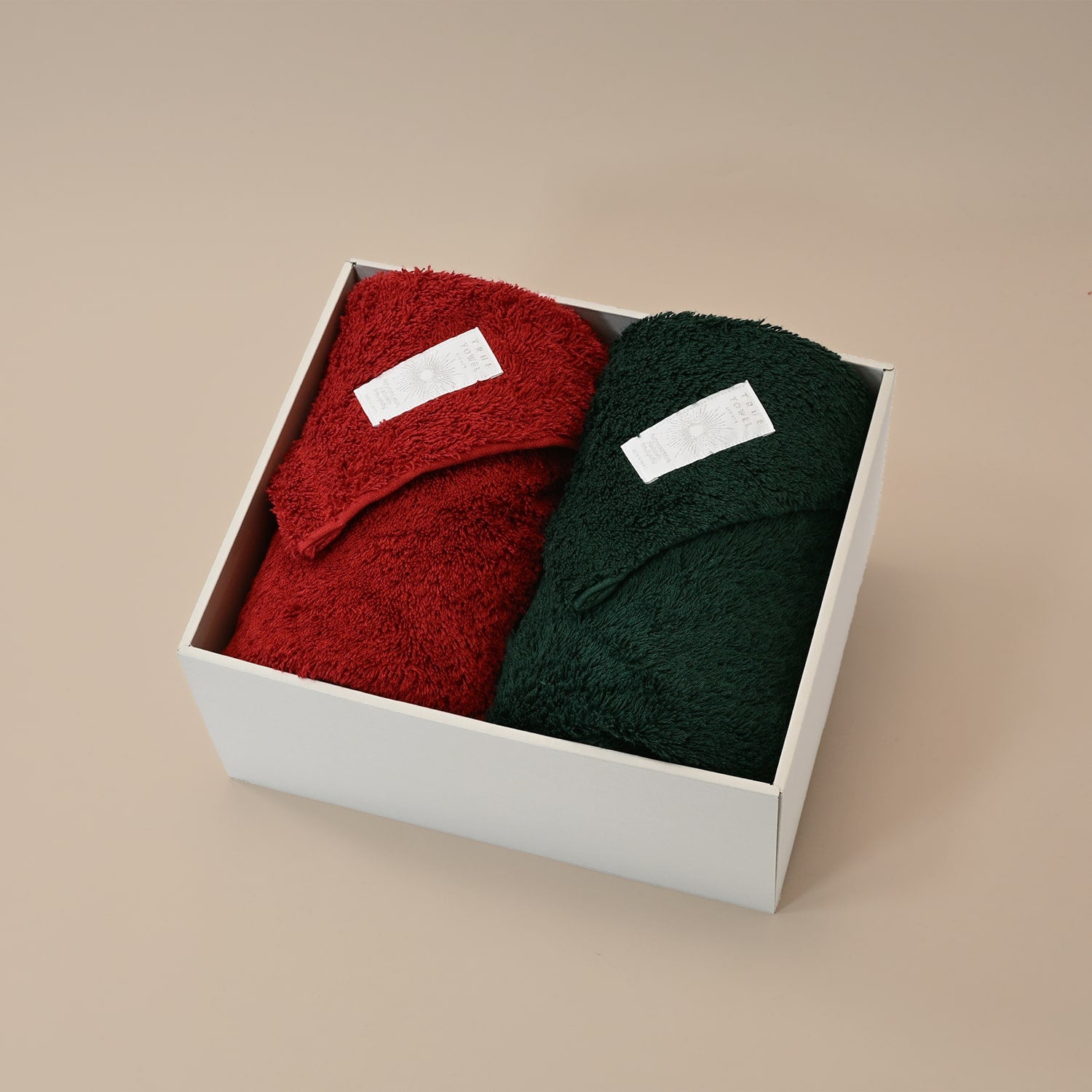 【GIFT】TRUE TOWEL【classic SUGOI "X'mas限定カラー"】ミニバスタオル2枚セット