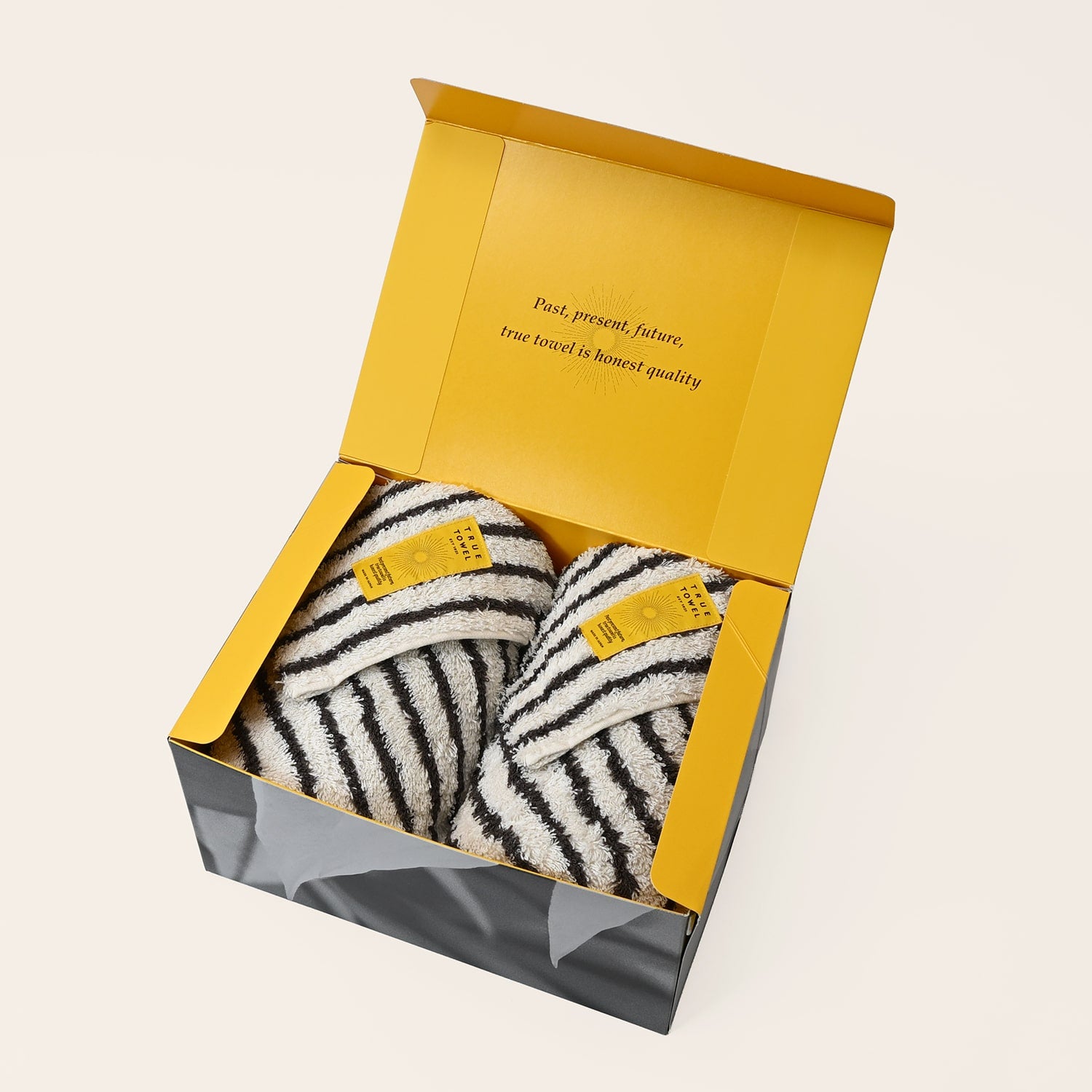 TRUE TOWEL【classic SUGOI "Marron"】ミニバスタオル2枚セット