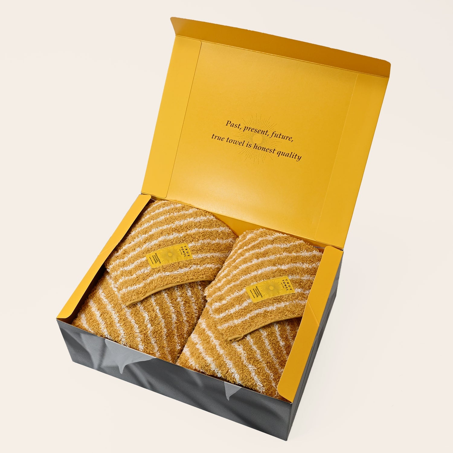 TRUE TOWEL【classic SUGOI "Marron"】バスタオル2枚セット