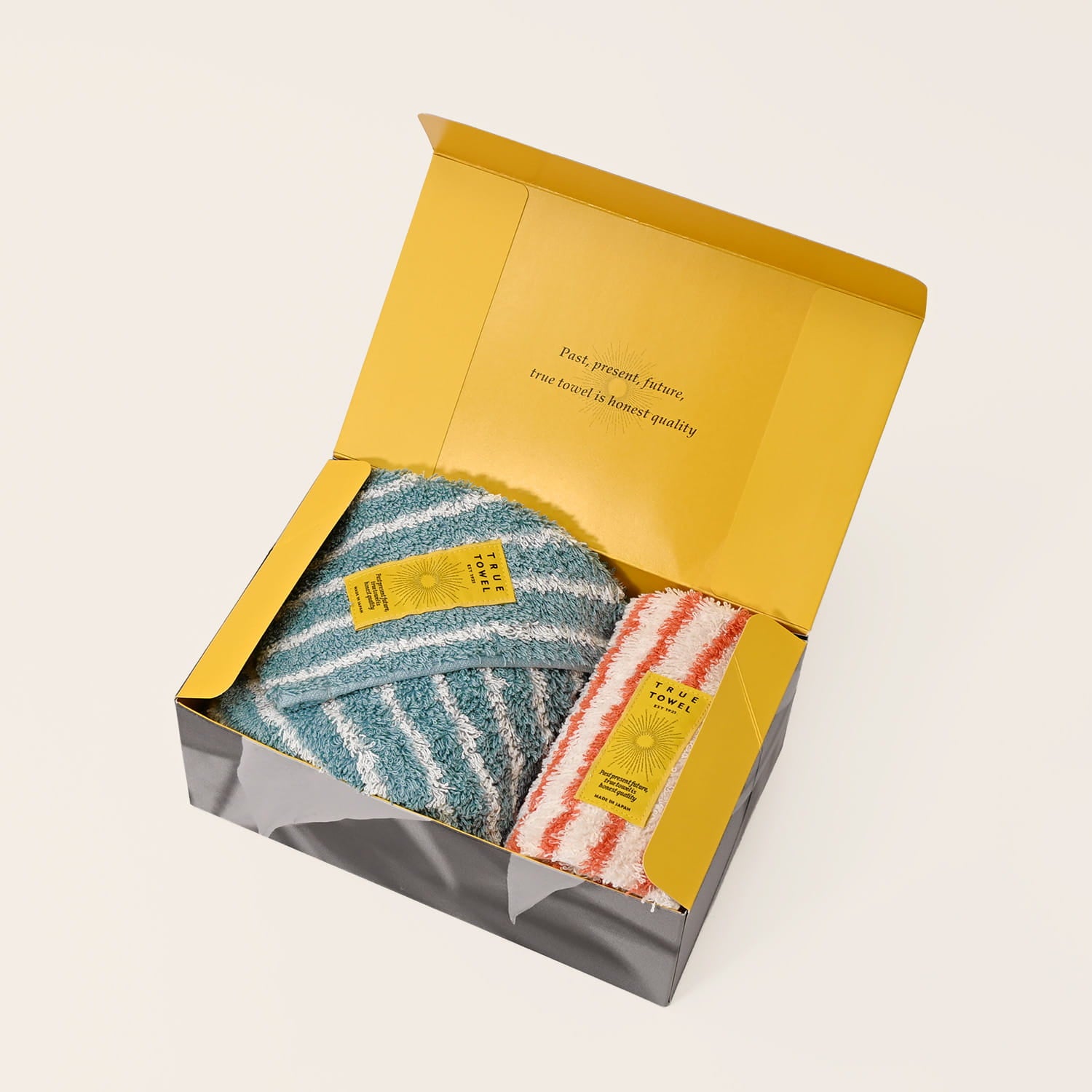 TRUE TOWEL【classic SUGOI "Portofino"】フェイスタオル+ウォッシュタオルセット