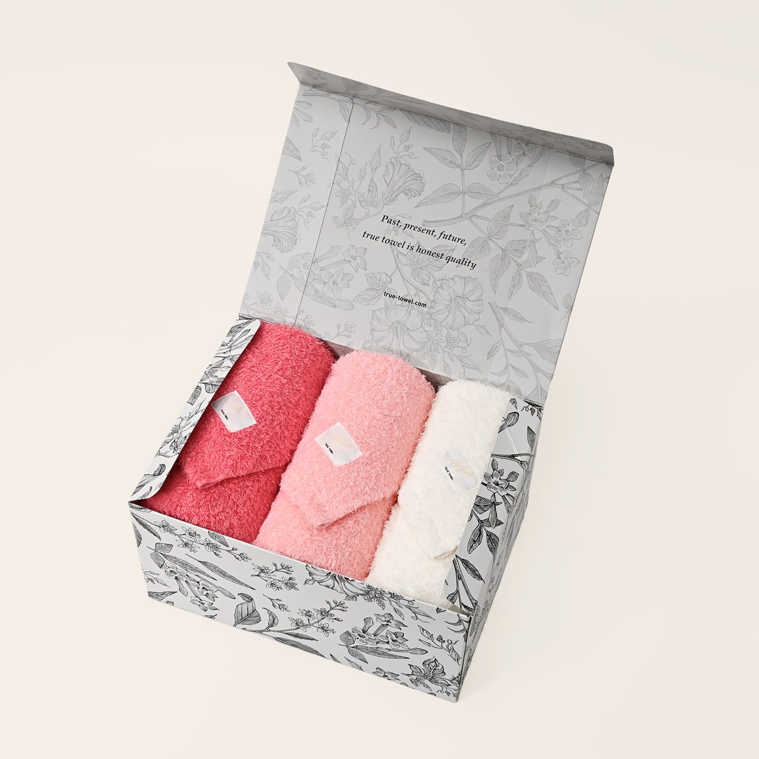 【GIFT】TRUE TOWEL【Miss】フェイスタオル3枚セット